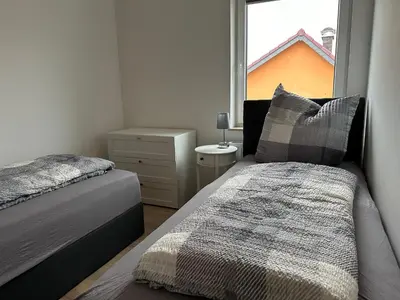 Ein Bett oder Betten in einem Zimmer der Unterkunft Villa Schellhase