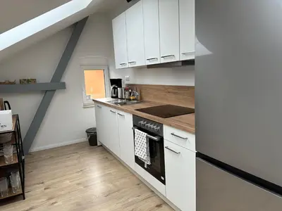 Küche/Küchenzeile in der Unterkunft Villa Schellhase