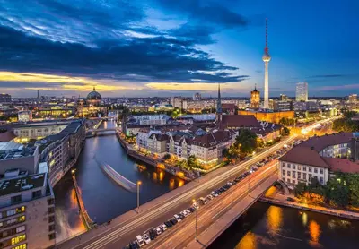 Ein allgemeiner Blick auf Königs Wusterhausen oder ein Stadtblick von der Ferienwohnung aus