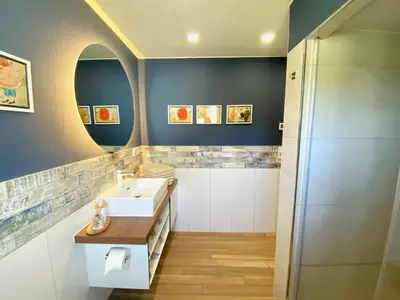 Ein Badezimmer in der Unterkunft Ferienhaus WICA