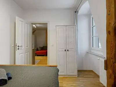 Ein Sitzbereich in der Unterkunft Apartments-Alt-Marzahn