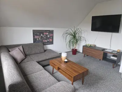 TV/Unterhaltungsangebot in der Unterkunft Ferienwohnung Zentrum Luckau