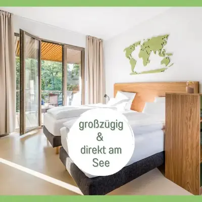 360 Grad by teamgeist Apartmenthaus - familienfreundlich - direkt am See mitten im Naturpark - Wassersportaktivitäten vor Ort