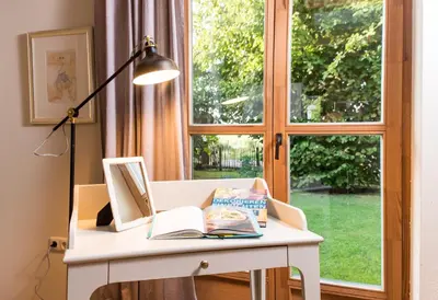 Ein Garten an der Unterkunft Kuscheliges Landhaus