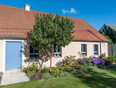 Ein Garten an der Unterkunft Kuscheliges Landhaus