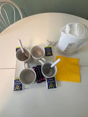 Kaffee-/Teezubehör in der Unterkunft Stadtoase im Herzen Berlins