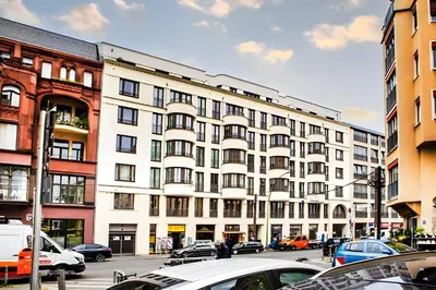 Das Gebäude in dem sich die Ferienwohnung befindet