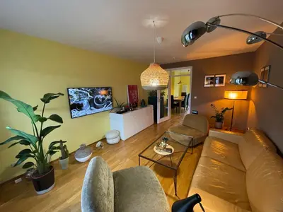 TV/Unterhaltungsangebot in der Unterkunft Checkpoint Charlie Apartment