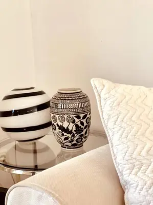 Ein Bett oder Betten in einem Zimmer der Unterkunft Gemütliche Wohnung mit Balkon in Schönefeld