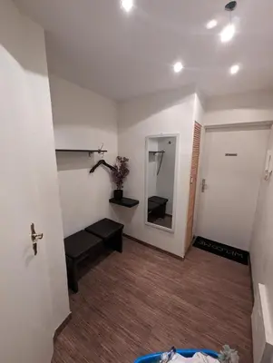 Ein Bett oder Betten in einem Zimmer der Unterkunft Zum Fuchsbau - Schöneiche bei Berlin
