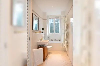 Ein Badezimmer in der Unterkunft Ferienwohnung Bella