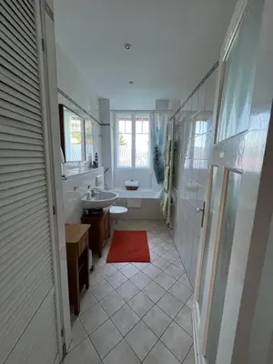 Ein Badezimmer in der Unterkunft Ferienwohnung Bella