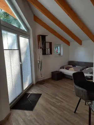 Küche/Küchenzeile in der Unterkunft NEU! Ferienhaus am See