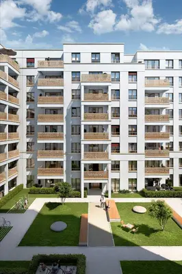Das Gebäude in dem sich die Ferienwohnung befindet