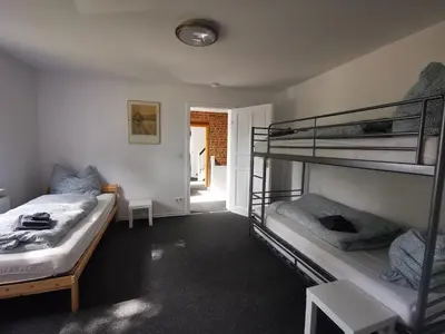 Ein Bett oder Betten in einem Zimmer der Unterkunft Haus Laila