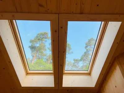 Grundriss der Unterkunft Traumhaftes Ferienhaus am See am Lübbesee in Templin