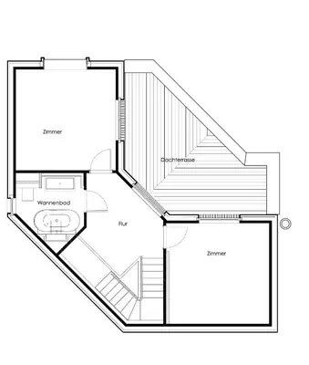 Grundriss der Unterkunft Traumhaftes Ferienhaus am See am Lübbesee in Templin