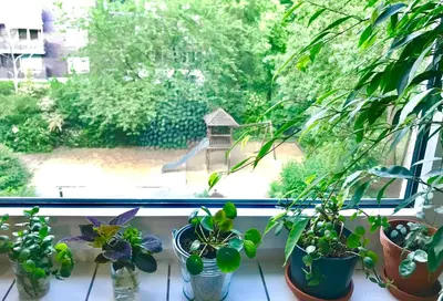 Ein Balkon oder eine Terrasse in der Unterkunft Alt Treptow Fashion HQ