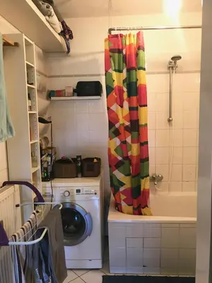 Ein Badezimmer in der Unterkunft Alt Treptow Fashion HQ