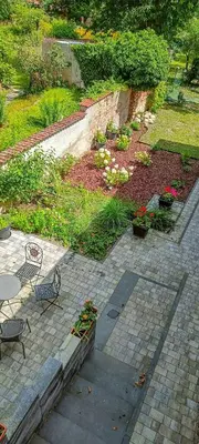 Ein Garten an der Unterkunft Apartment 3 in Altstadt in Angermünde