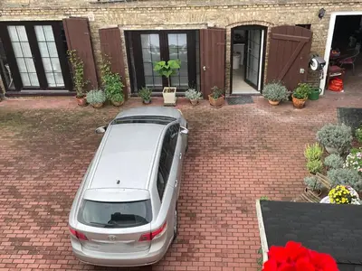 Das Gebäude in dem sich die Ferienwohnung befindet