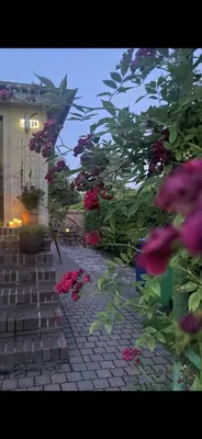 Ein Garten an der Unterkunft In Abrahams Schoß
