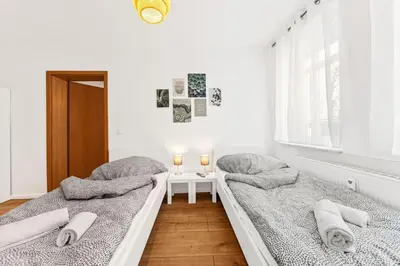 Ein Bett oder Betten in einem Zimmer der Unterkunft Chic & Modern Apartment