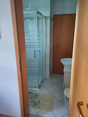 Ein Badezimmer in der Unterkunft Neuenhagen Haven