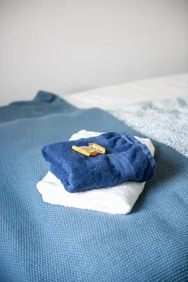 Ein Bett oder Betten in einem Zimmer der Unterkunft Potsdams Traumwohnung