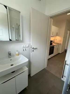 Küche/Küchenzeile in der Unterkunft Potsdams Traumwohnung