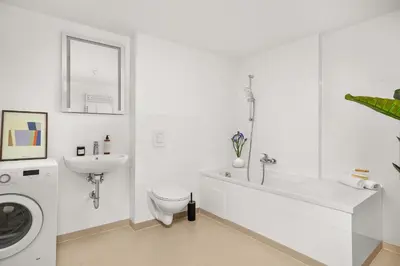 Ein Badezimmer in der Unterkunft Stilvolle 3-Zimmer-Wohnung in Potsdam