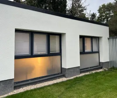 Das Gebäude in dem sich die Ferienwohnung befindet