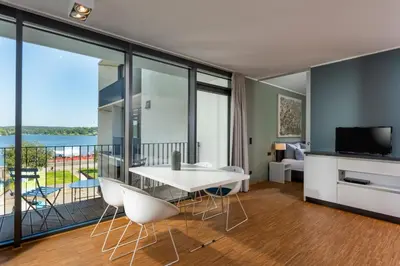 Ein Balkon oder eine Terrasse in der Unterkunft Waveboard Hotel & Boardinghouse