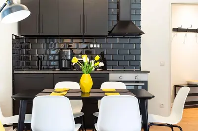 Küche/Küchenzeile in der Unterkunft Family Apartment in central location