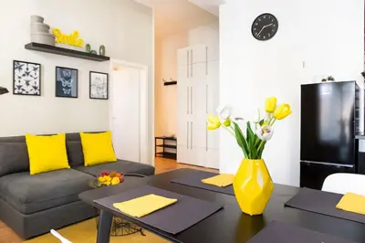 TV/Unterhaltungsangebot in der Unterkunft Central Apartment