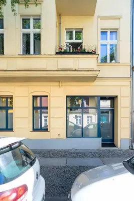 Das Gebäude in dem sich die Ferienwohnung befindet