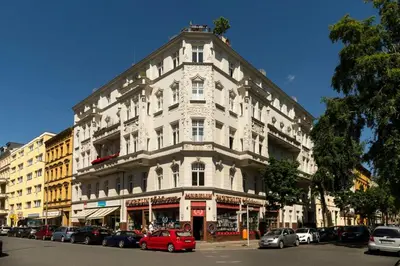 Das Gebäude in dem sich die Ferienwohnung befindet