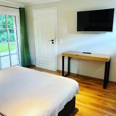 TV/Unterhaltungsangebot in der Unterkunft Appartements am historischen Bahnhof in Fehrbellin Check in mit Schlüsselbox