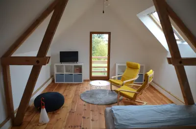 TV/Unterhaltungsangebot in der Unterkunft Ferienwohnung Uckermarkblick