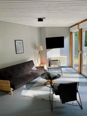 TV/Unterhaltungsangebot in der Unterkunft Haus am Lübbesee