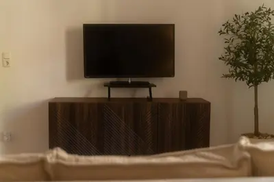TV/Unterhaltungsangebot in der Unterkunft Modernes Altstadt Apartment