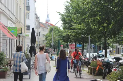 Gäste, die in der Unterkunft Rooftop Loft Berlin Mitte and Bikes übernachten