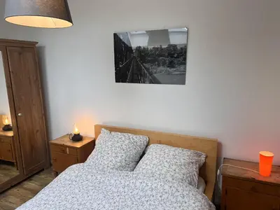 Ein Bett oder Betten in einem Zimmer der Unterkunft Rooftop Loft Berlin Mitte and Bikes