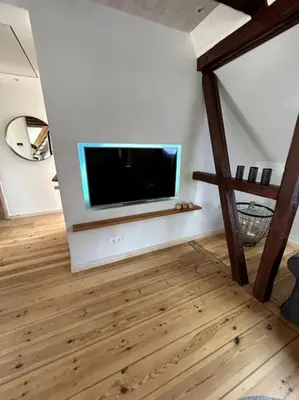 TV/Unterhaltungsangebot in der Unterkunft Loft in Historischer Schmiede