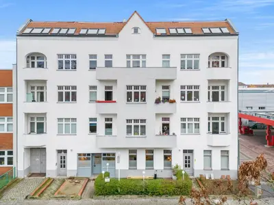 Das Gebäude in dem sich die Ferienwohnung befindet