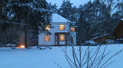 VILLA AM SEE - nähe Berlin im Winter