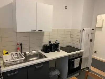 Küche/Küchenzeile in der Unterkunft Rising Berlin
