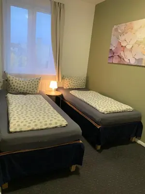 Ein Bett oder Betten in einem Zimmer der Unterkunft Rising Berlin