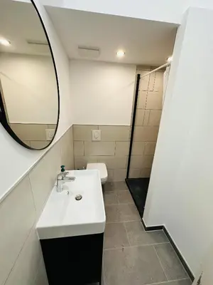 Ein Badezimmer in der Unterkunft Cityflair Apartments Rummelsburg
