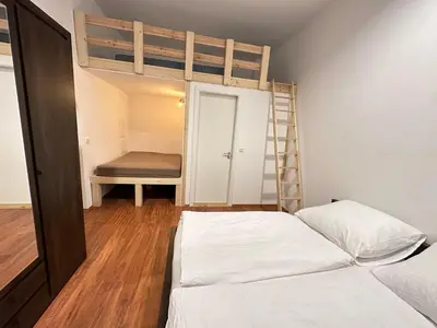 Ein Bett oder Betten in einem Zimmer der Unterkunft Cityflair Apartments Rummelsburg